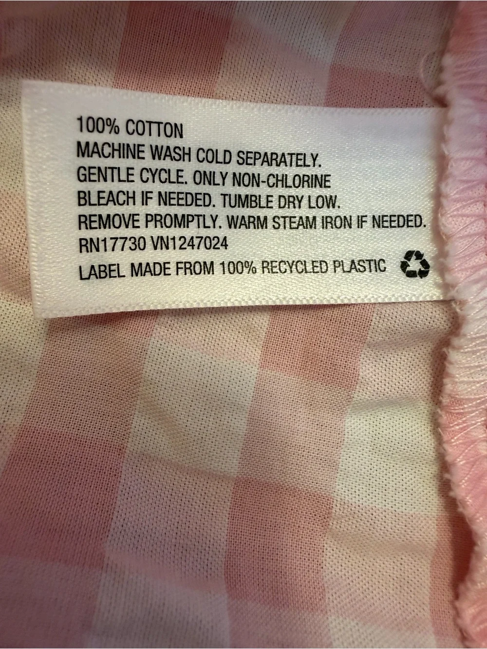 Lisa Marie Fernandez Pink Gingham Seersucker Dress with Tie Waist - Picture 10 of 10
